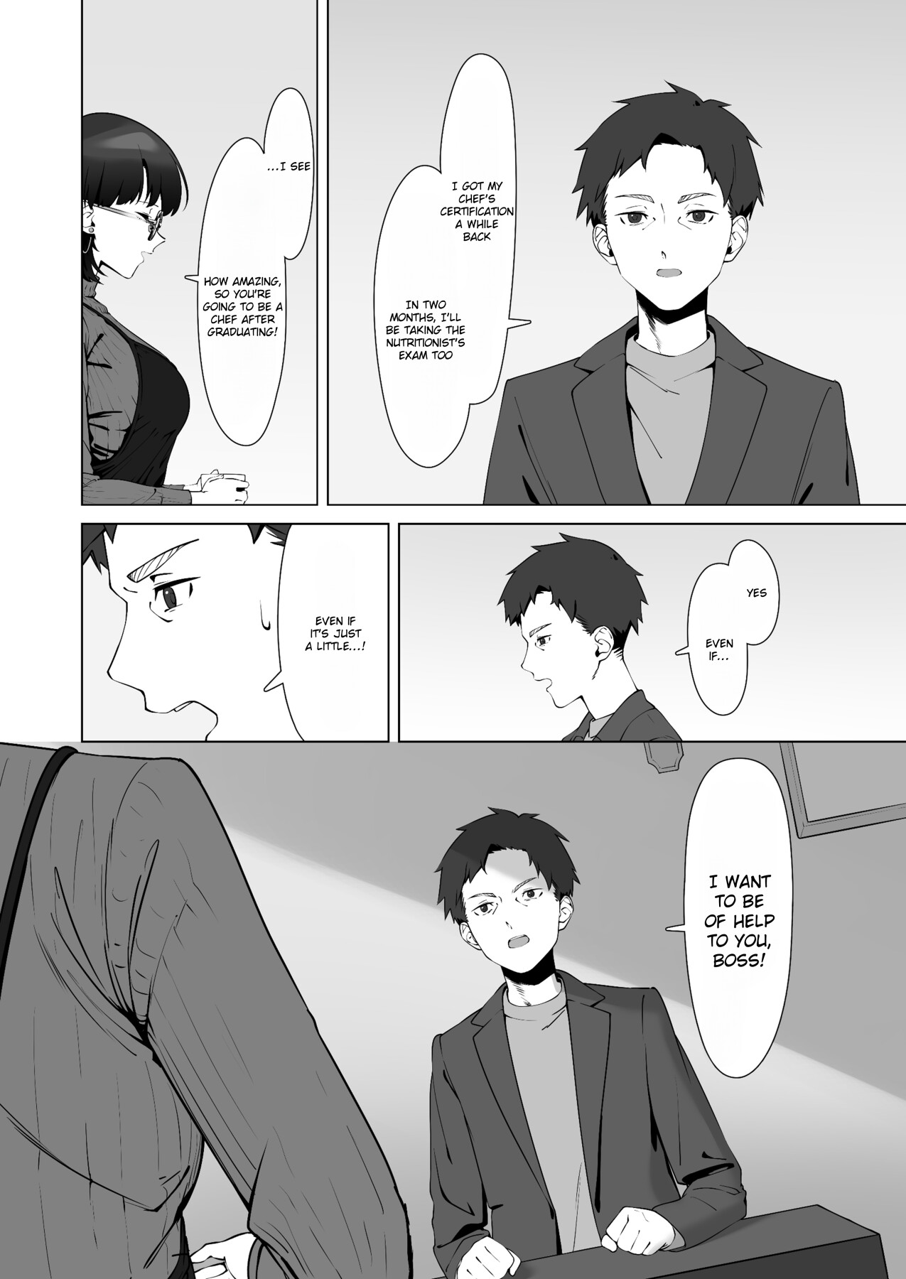 Hentai Manga Comic-My first sexual experience was with the boss of the cafe I'd been going to for 16 years-Read-7